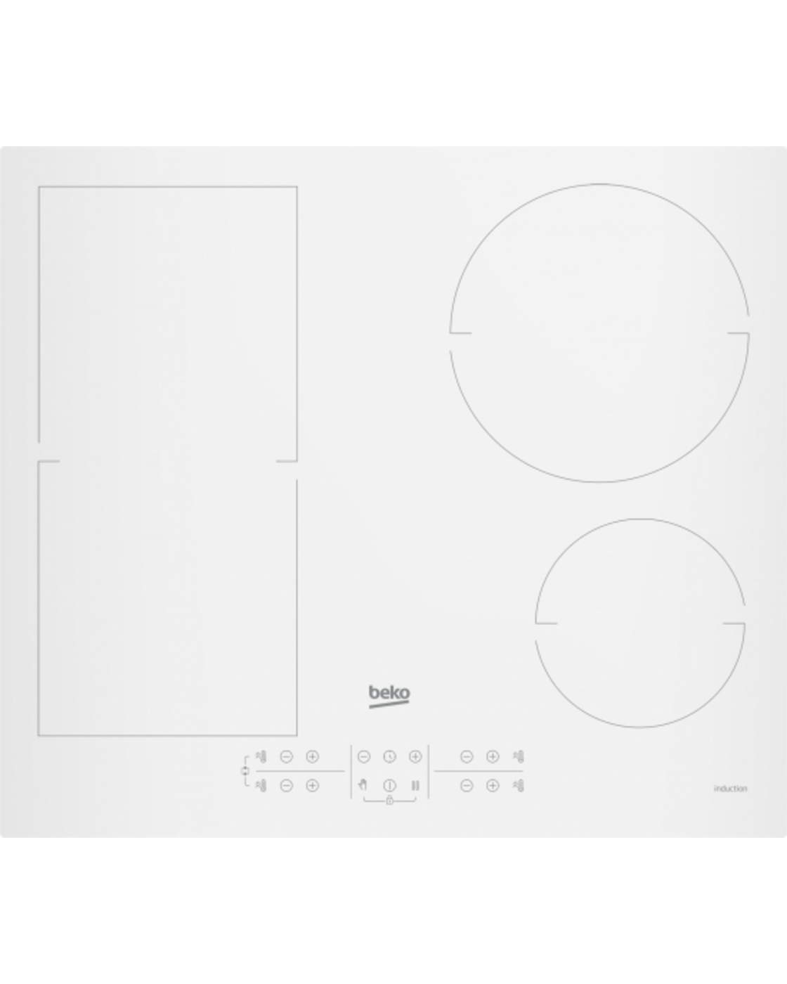 ENCIMERA BEKO HII64200FMTW BLANCA FLEXINDUCCIÓ 4FOCS